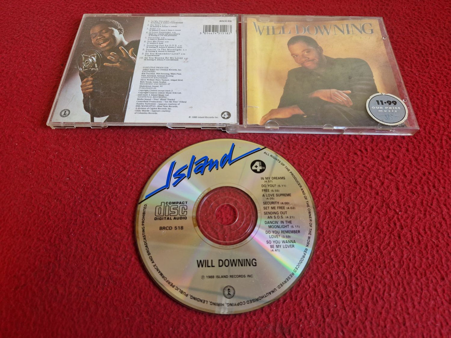 WILL DOWNING - WILL DOWNING CD