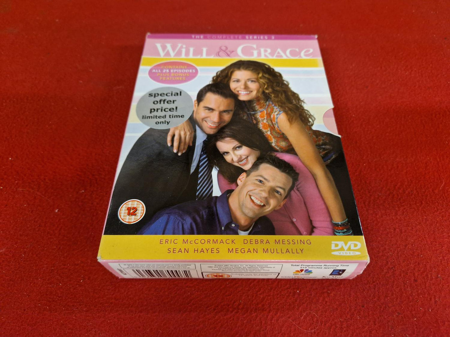 WILL & GRACE THE COMPLETE SERIES 3 BOX till DVD