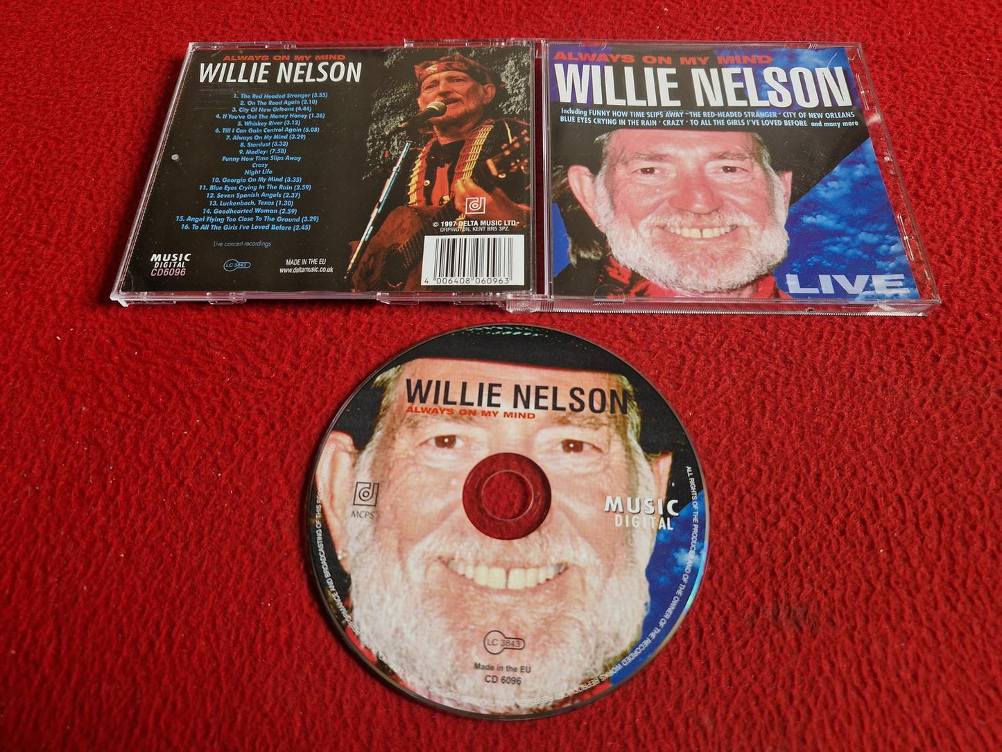 WILLIE NELSON ALWAYS ON MY MIND CD
