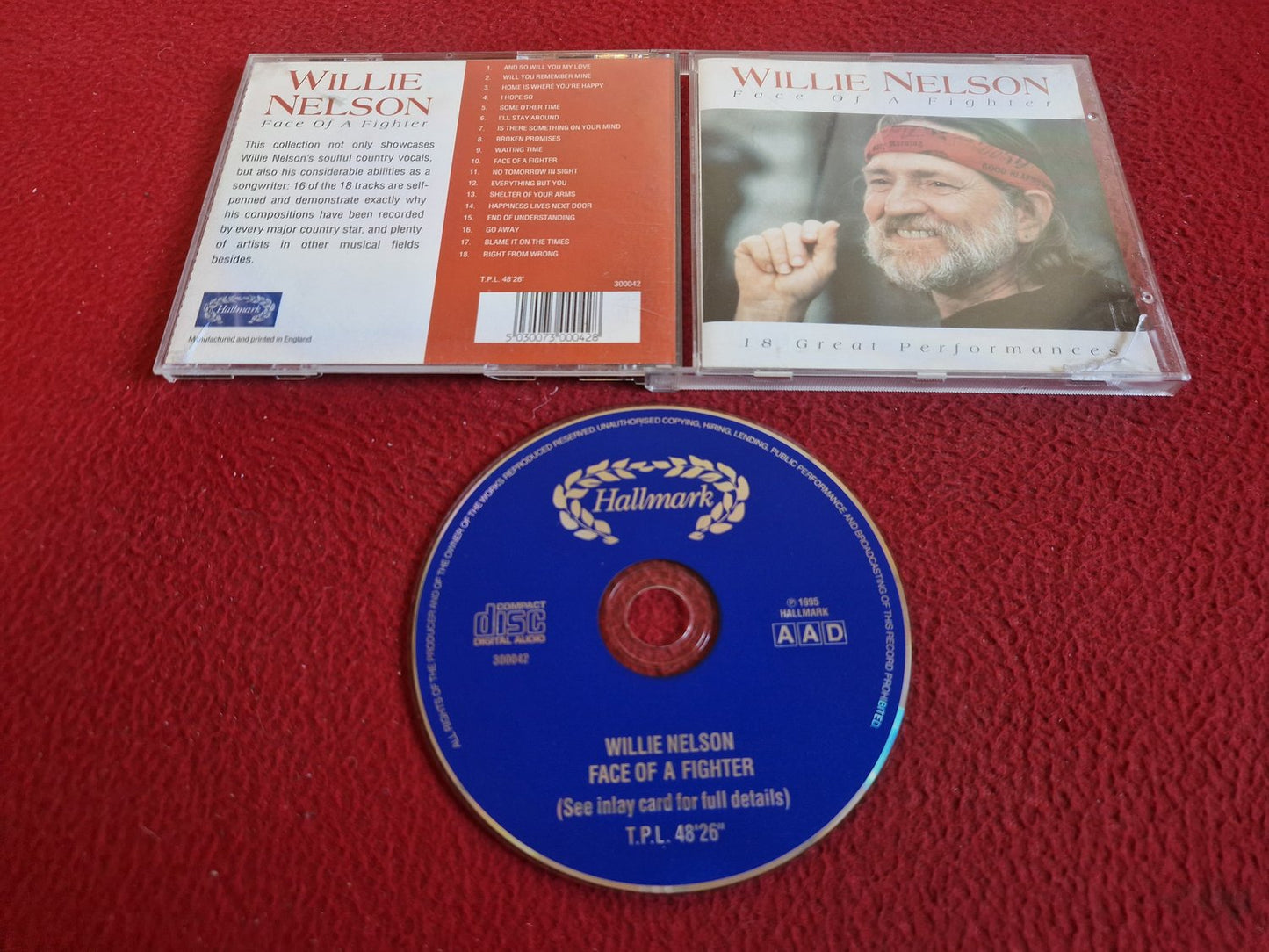 WILLIE NELSON FACE OF A FIGHTER CD