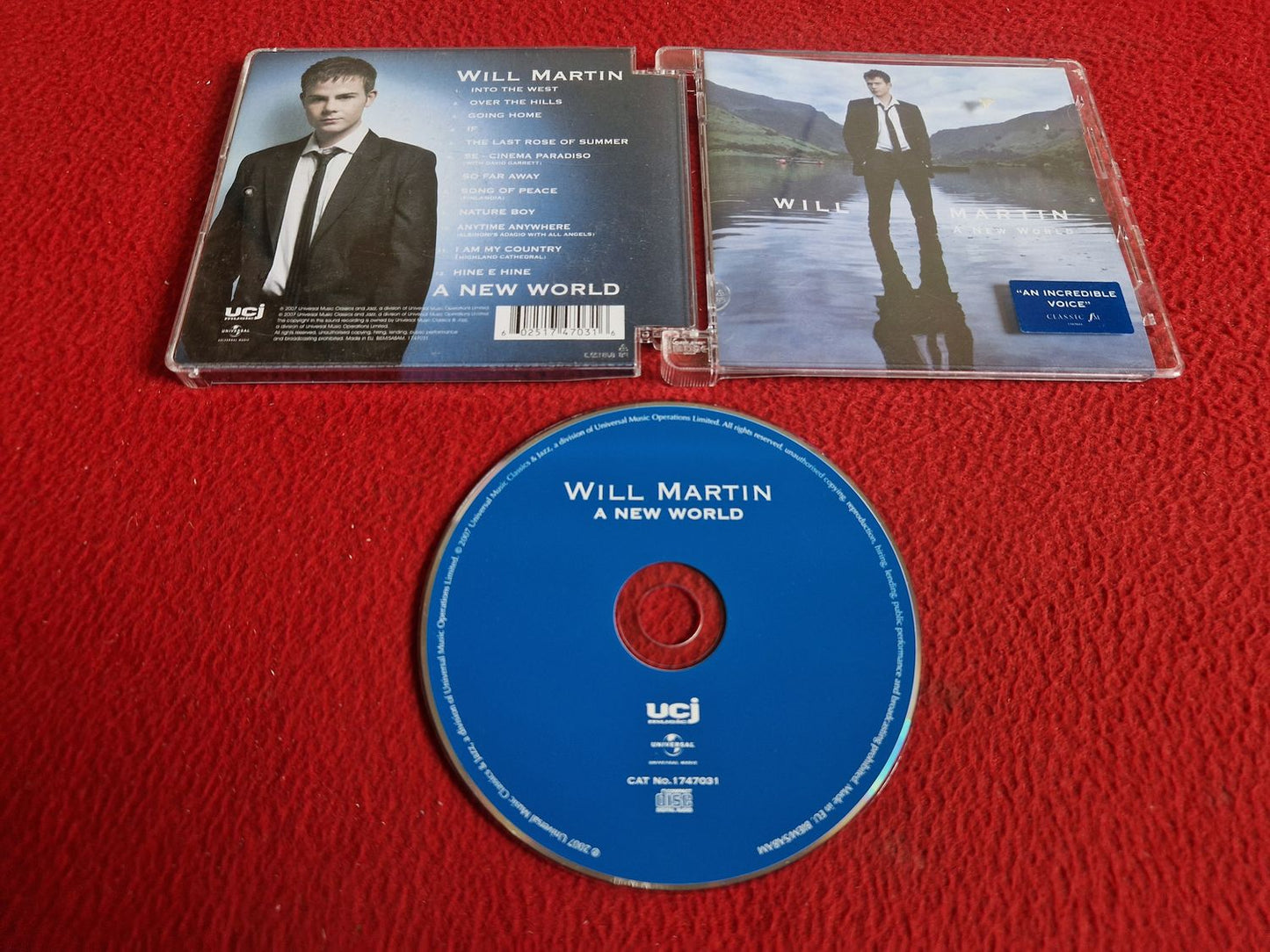 WILL MARTIN A NEW WORLD CD