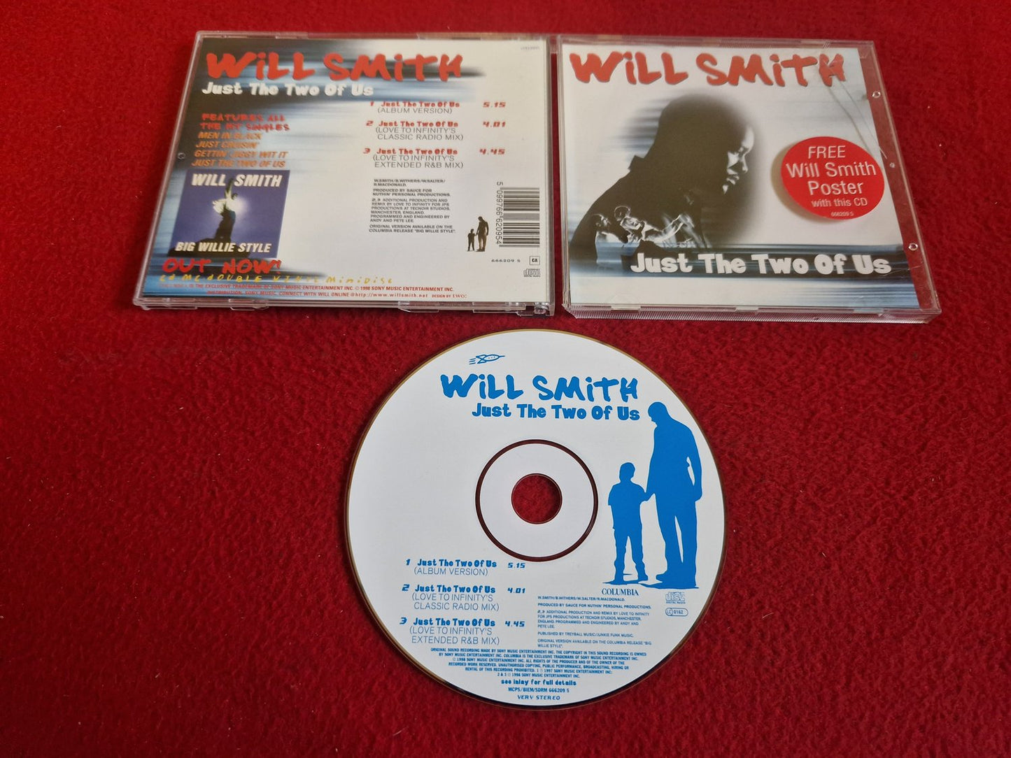 WILL SMITH JUST THE TWO OF US CD