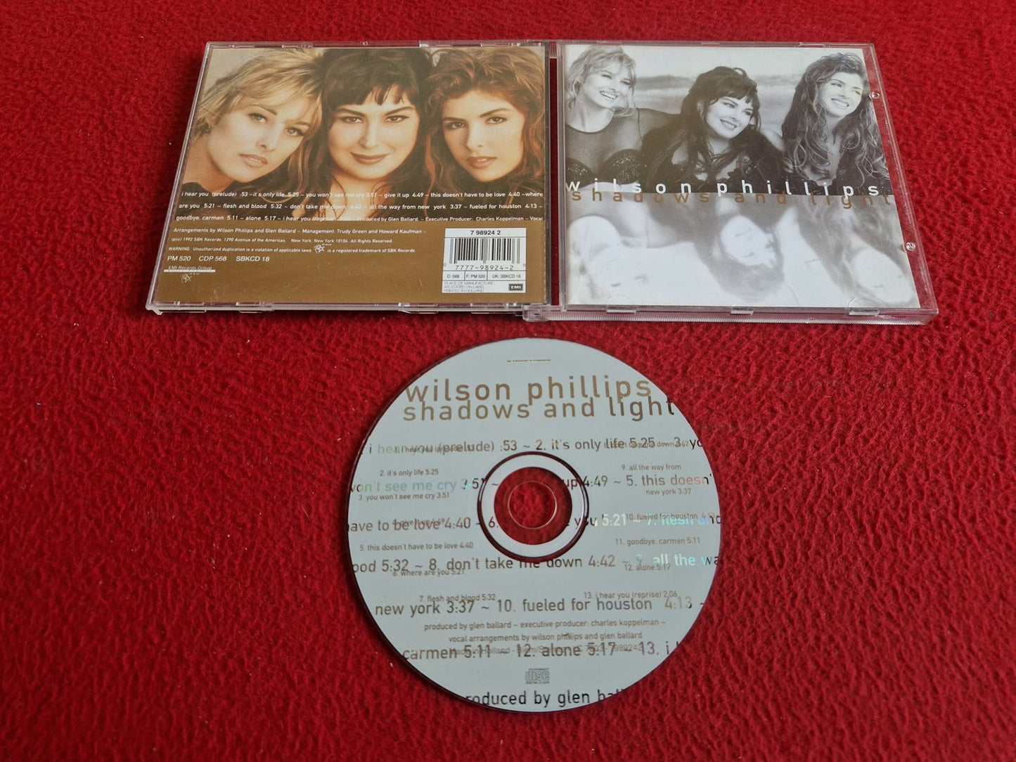 WILSON PHILLIPS SHADOWS AND LIGHTS CD