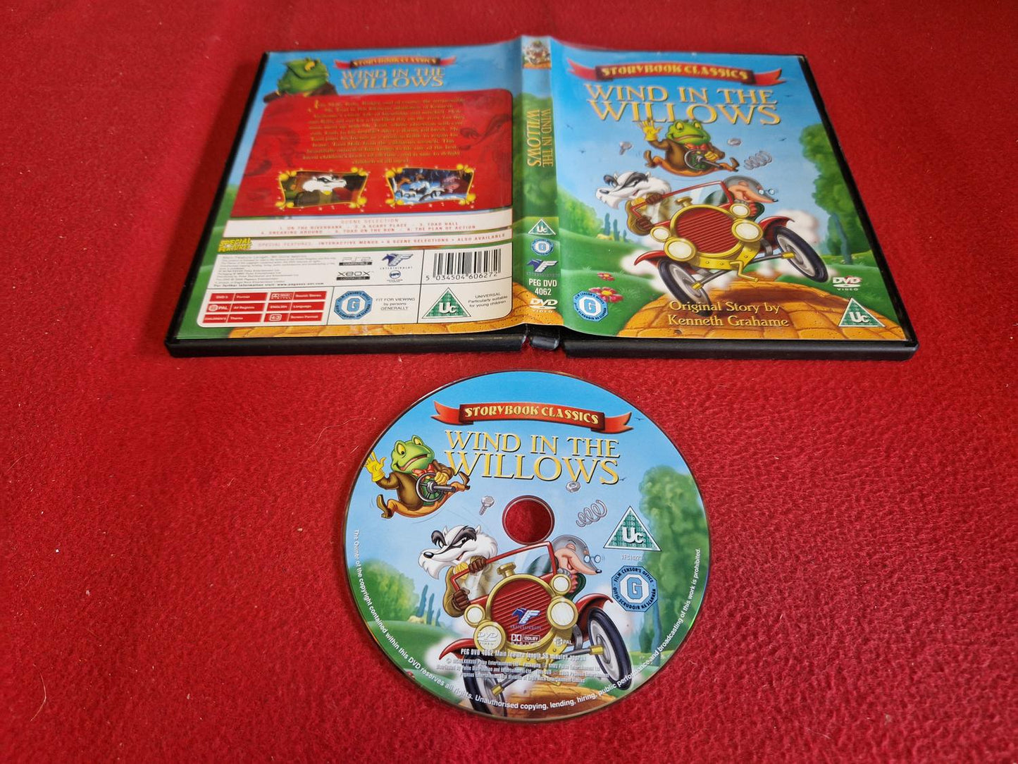 WIND IN THE WILLOWS till DVD