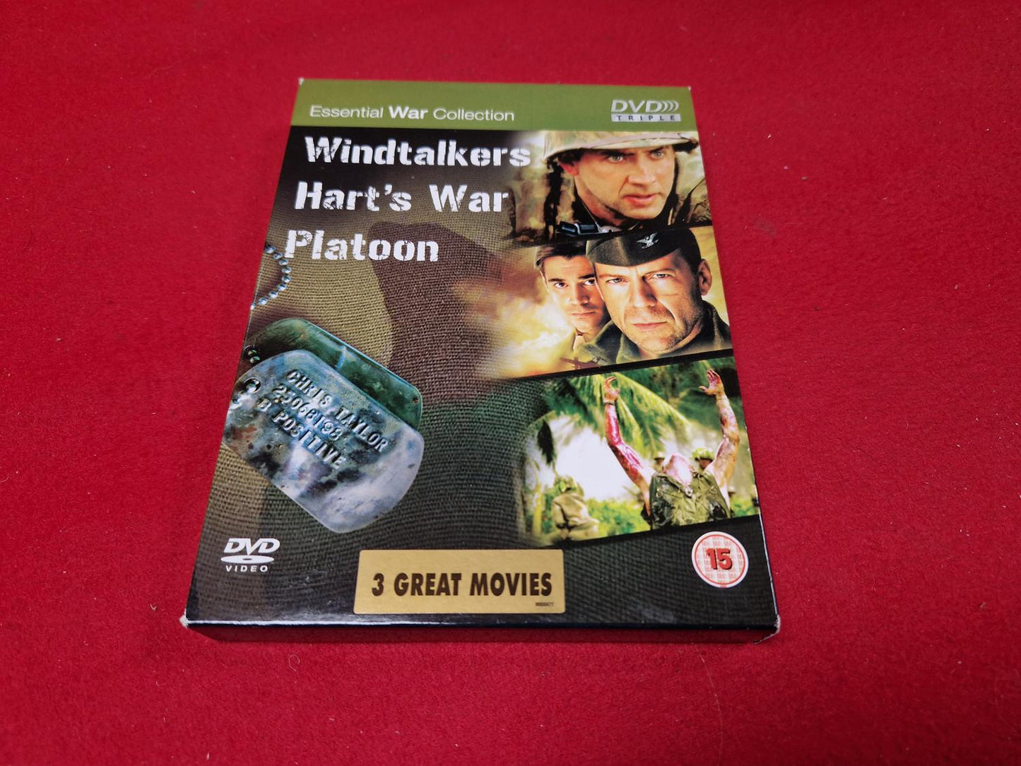 WINDTALKERS / HART'S WAR / PLATOON BOX till DVD