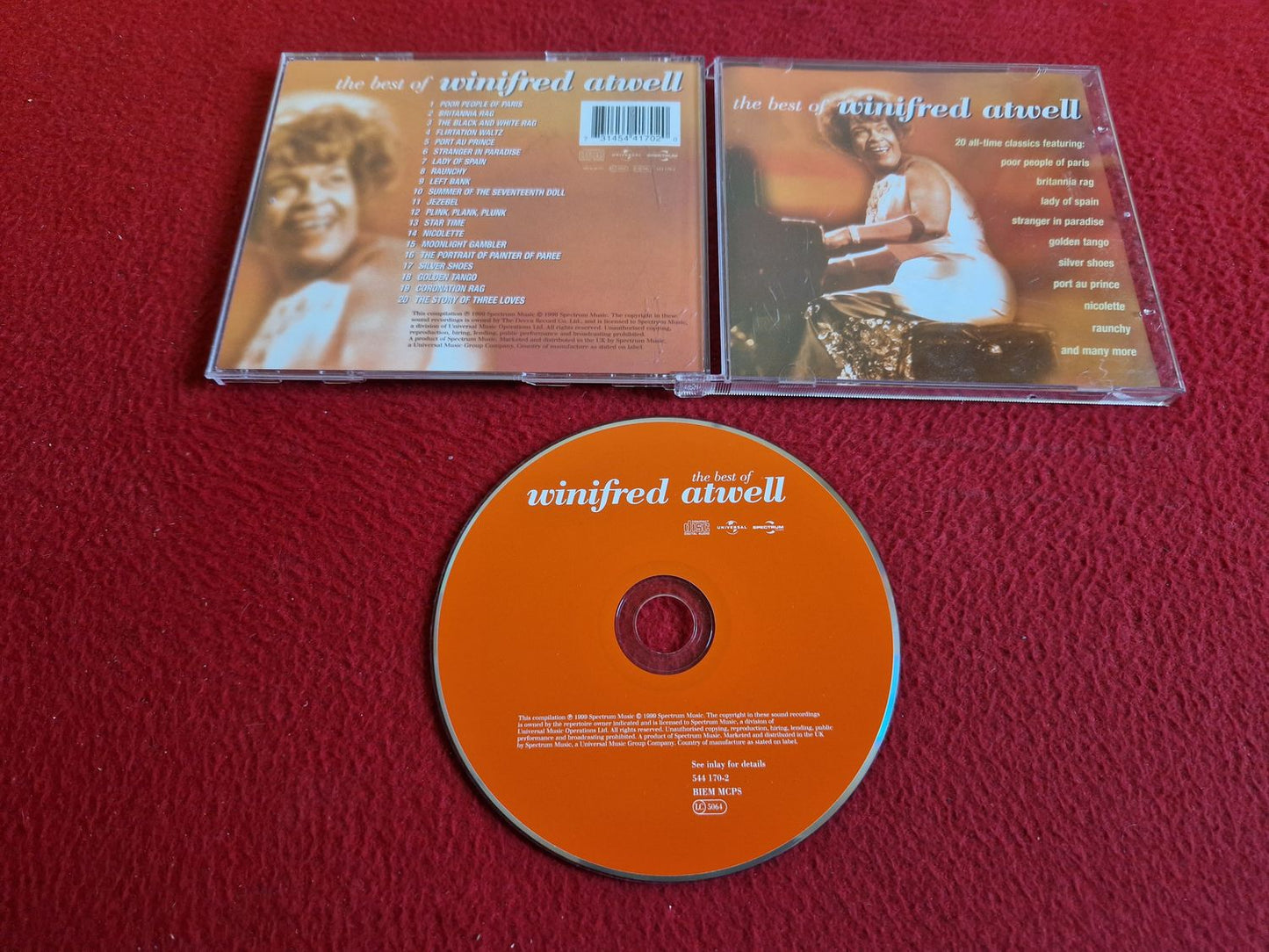 WINIFRED ATWELL – THE BEST OF WINIFRED ATWELL CD