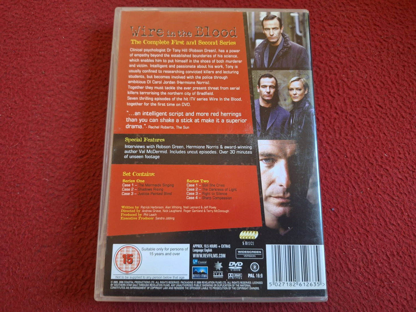 WIRE IN THE BLOOD SEASON 1 & 2 BOX DVD