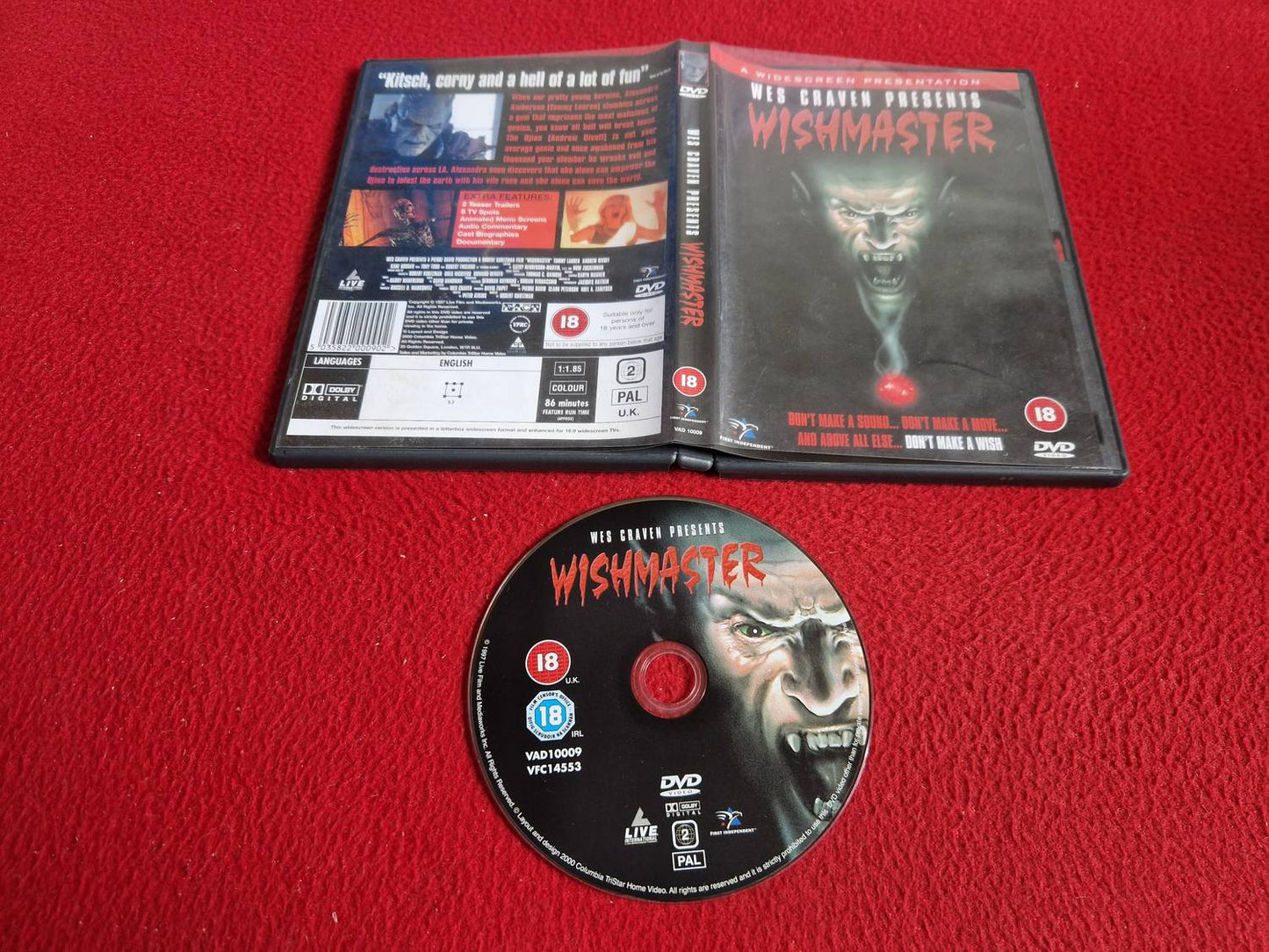 WISHMASTER DVD
