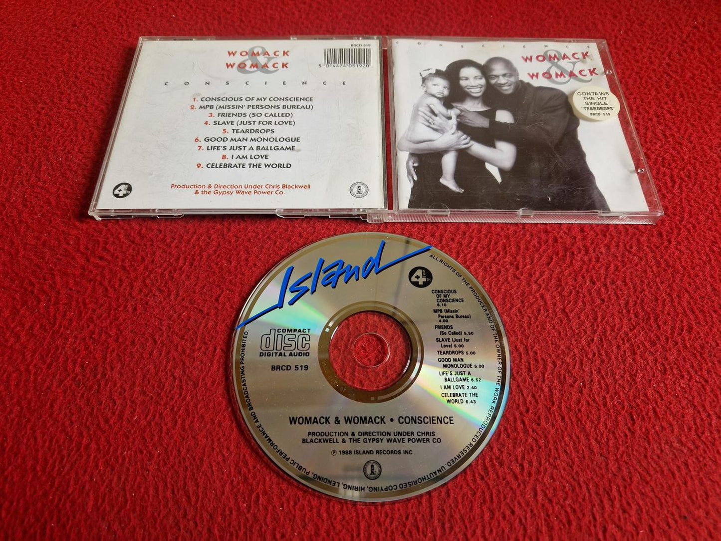 WOMACK & WOMACK CONSCIENCE CD