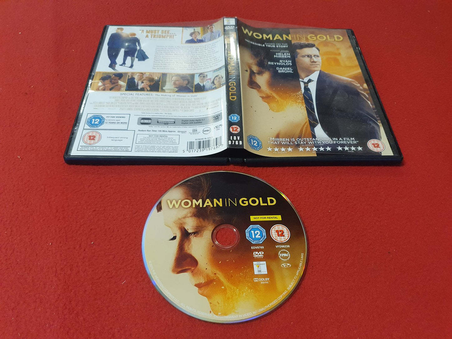 WOMAN IN GOLD till DVD