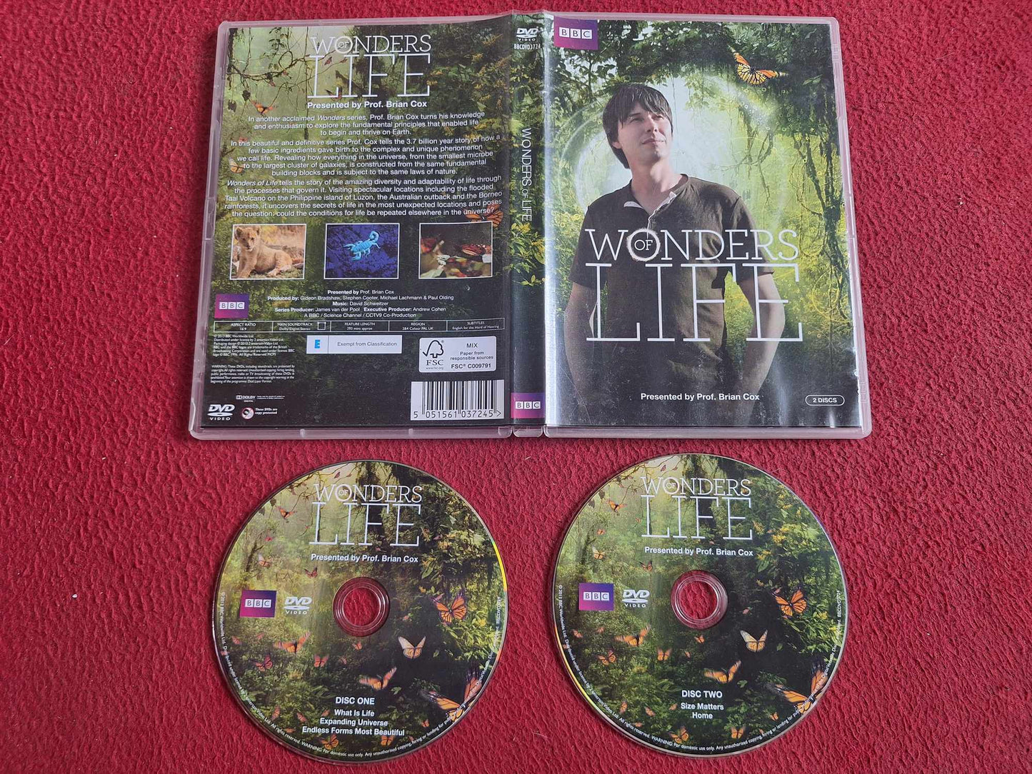 WONDERS OF LIFE - PRESENTED BY PROF. BRIAN COX DVD