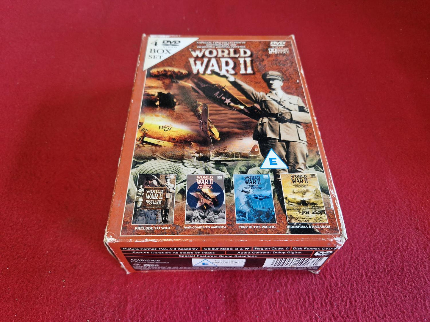 WORLD WAR II PRELUDE TO WAR / WAR COMES TO AMERICA mfl BOX till DVD