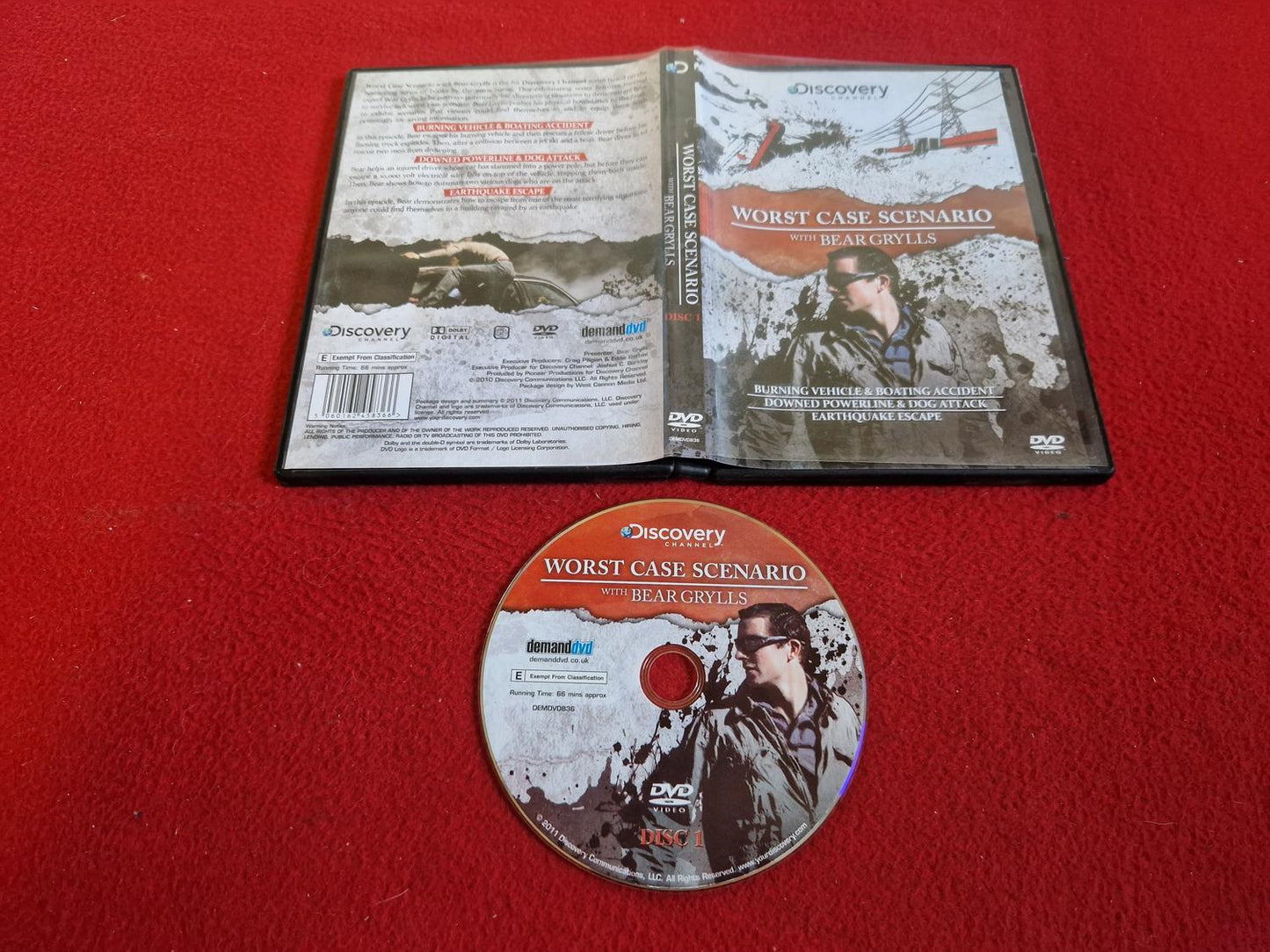 WORST CASE SCENARIO WITH BEAR GRYLLS DVD