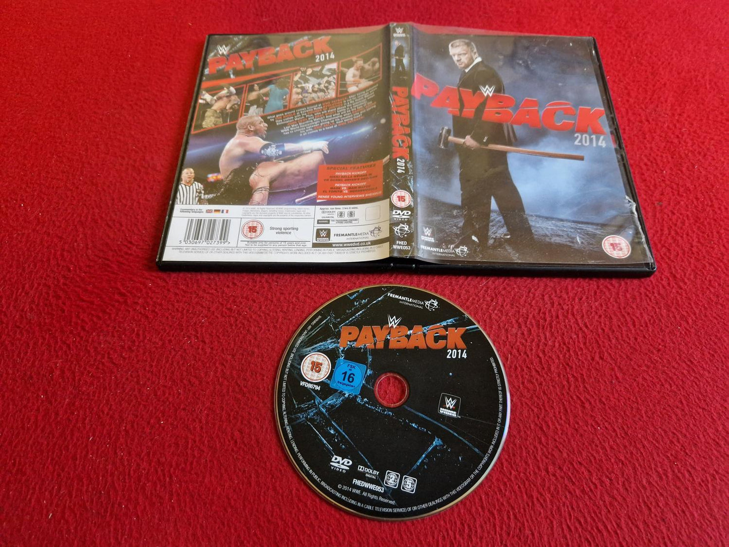 WRESTLING WWE PAYBACK 2014 DVD