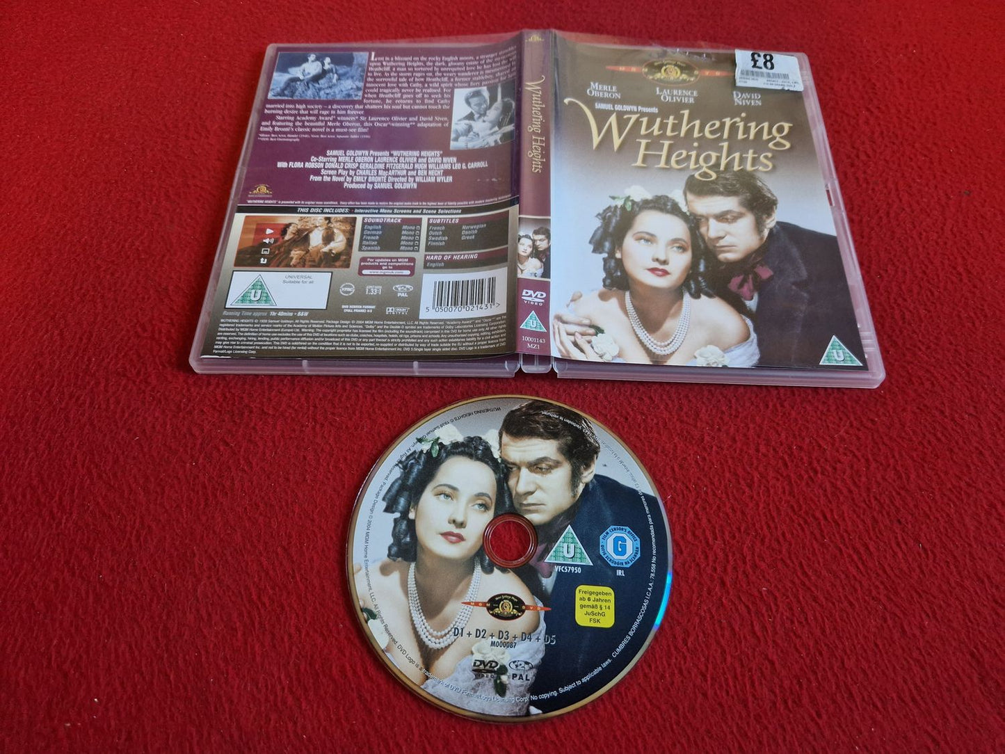 WUTHERING HEIGHTS DVD