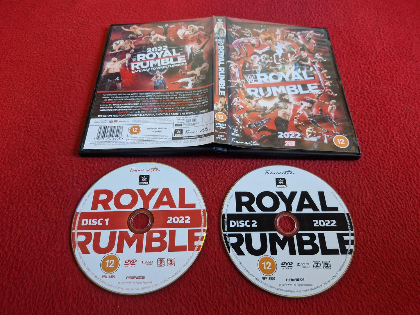 WWE 2022 ROYAL RUMBLE DVD