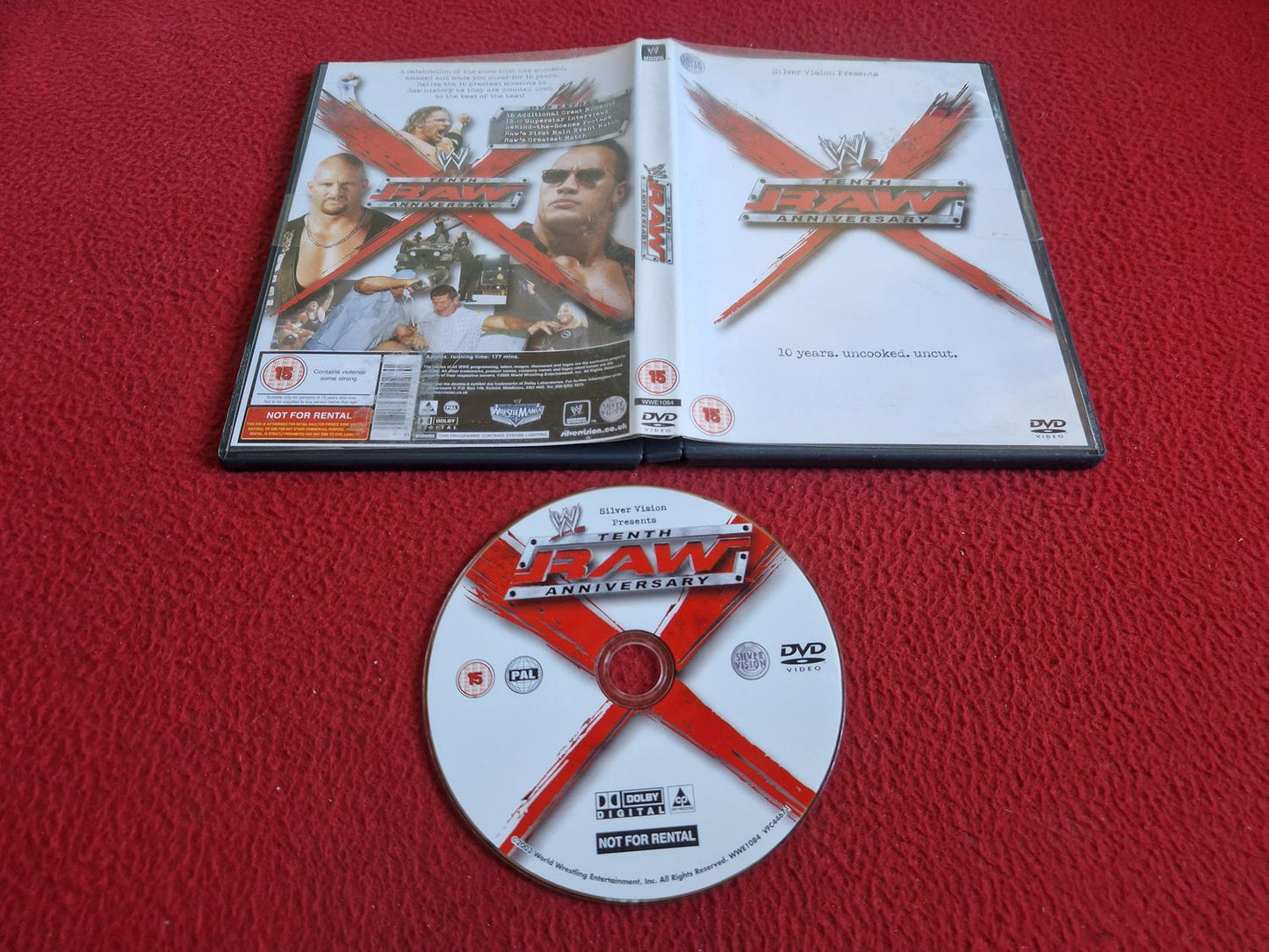 WWE RAW TENTH ANNIVERSARY DVD