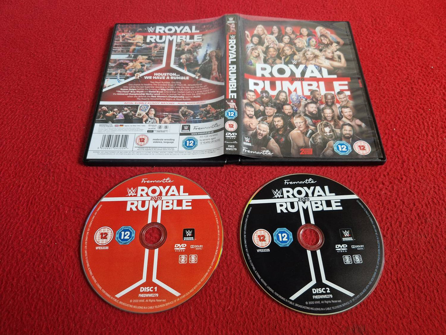 WWE ROYAL RUMBLE 2020 DVD