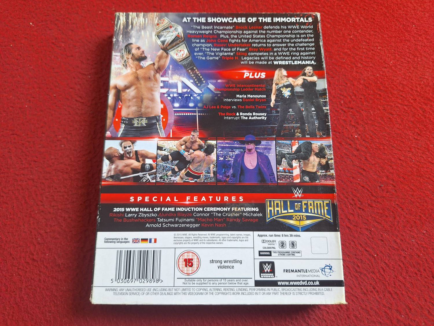 WWE WRESTLEMANIA 31 BOX DVD