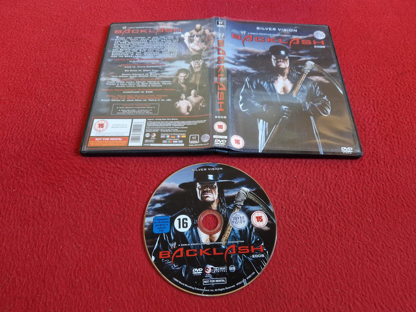 WWE WRESTLING BACKLASH DVD