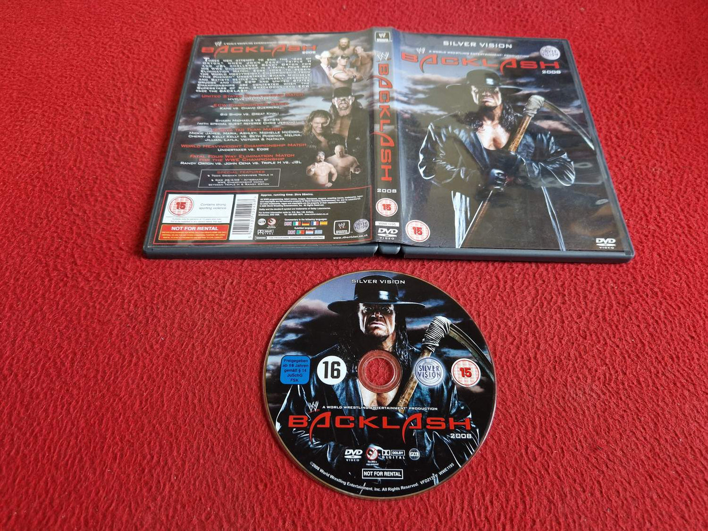 WWE WRESTLING BACKLASH DVD