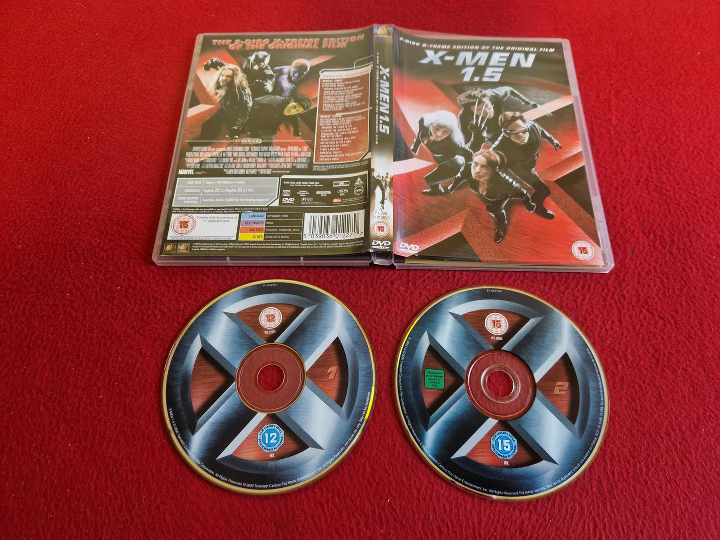 X-MEN 1.5 DVD