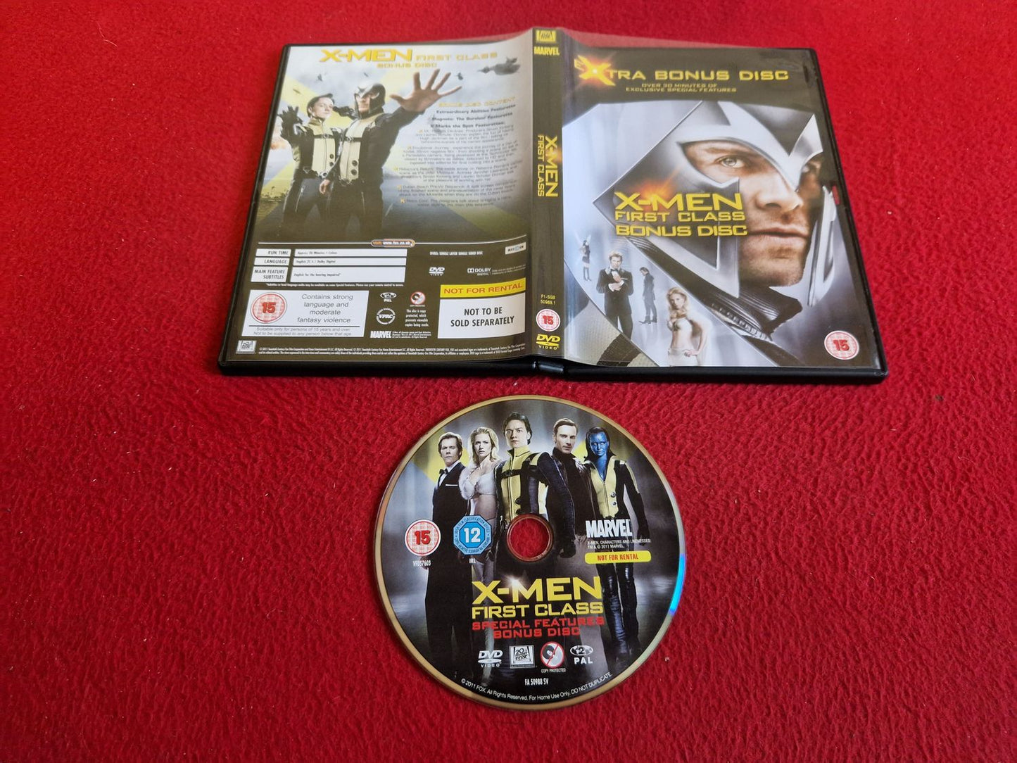 X-MEN: FIRST CLASS DVD
