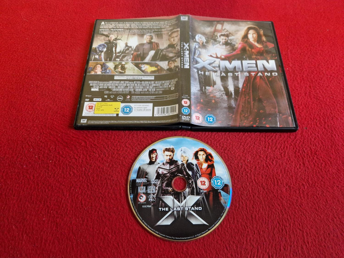 X MEN THE LAST STAND DVD