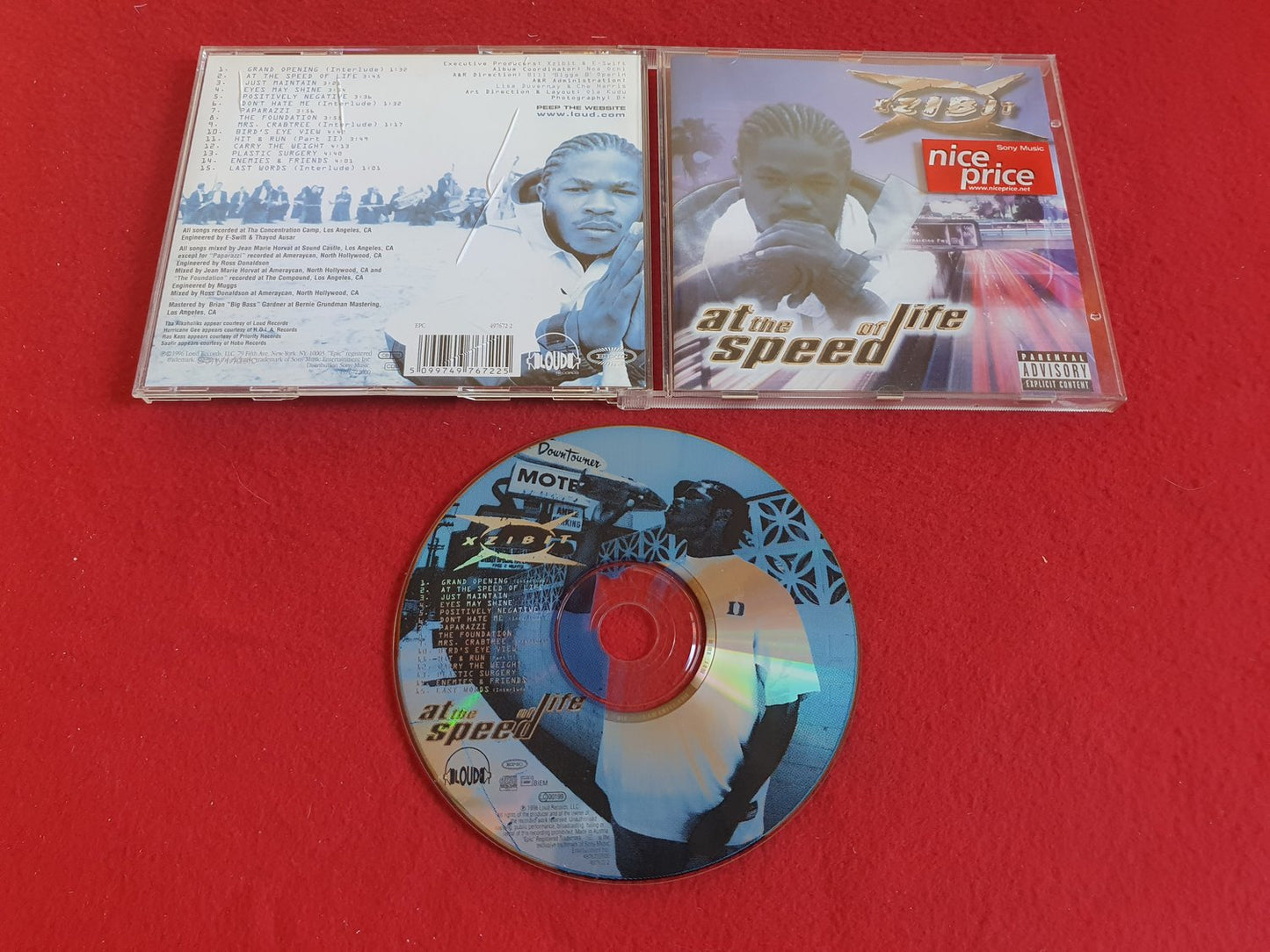 XZIBIT AT THE SPEED OF LIFE till CD