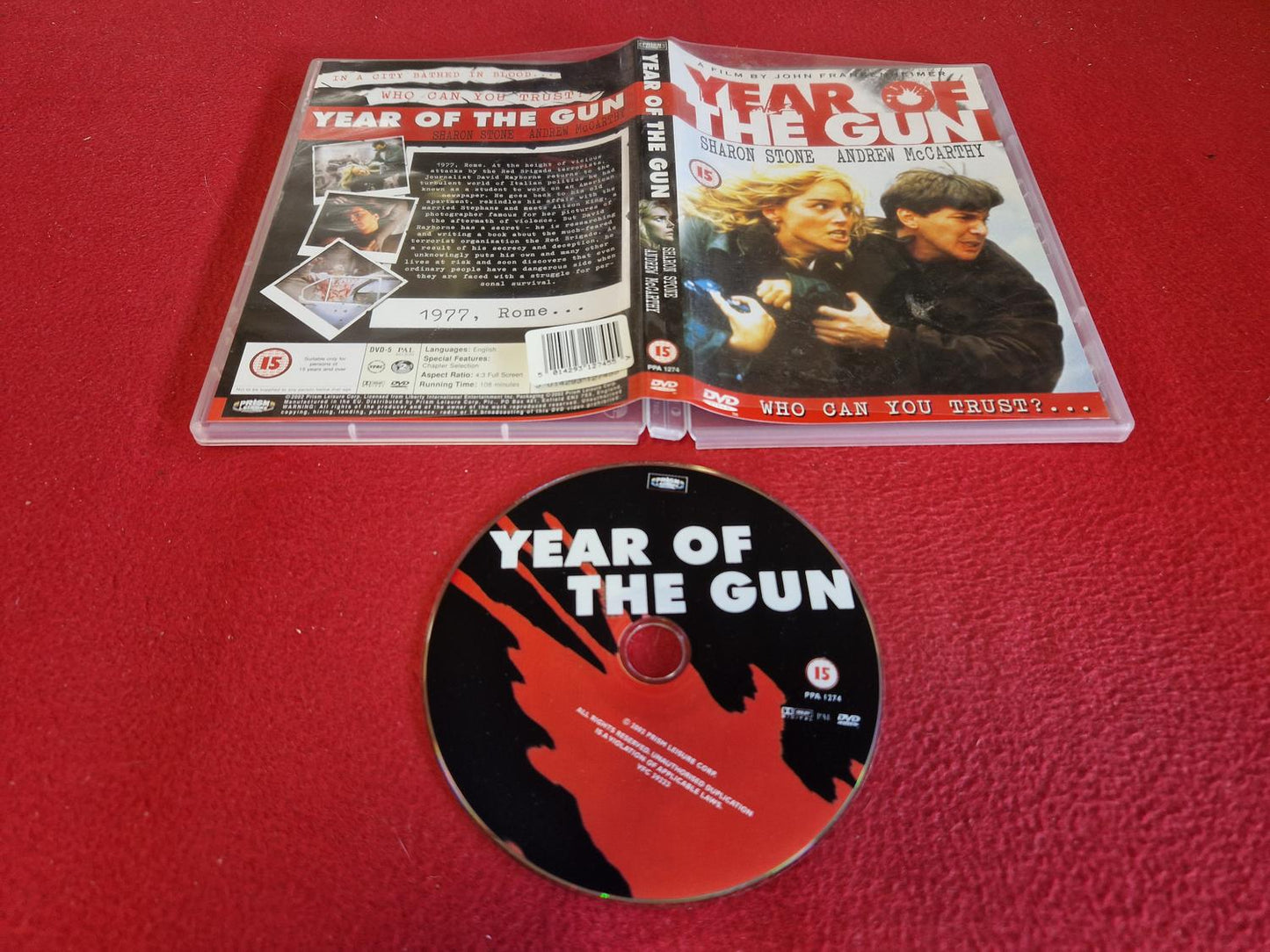YEAR OF THE GUN till DVD