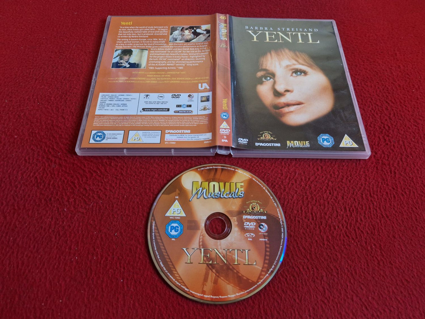 YENTL DVD