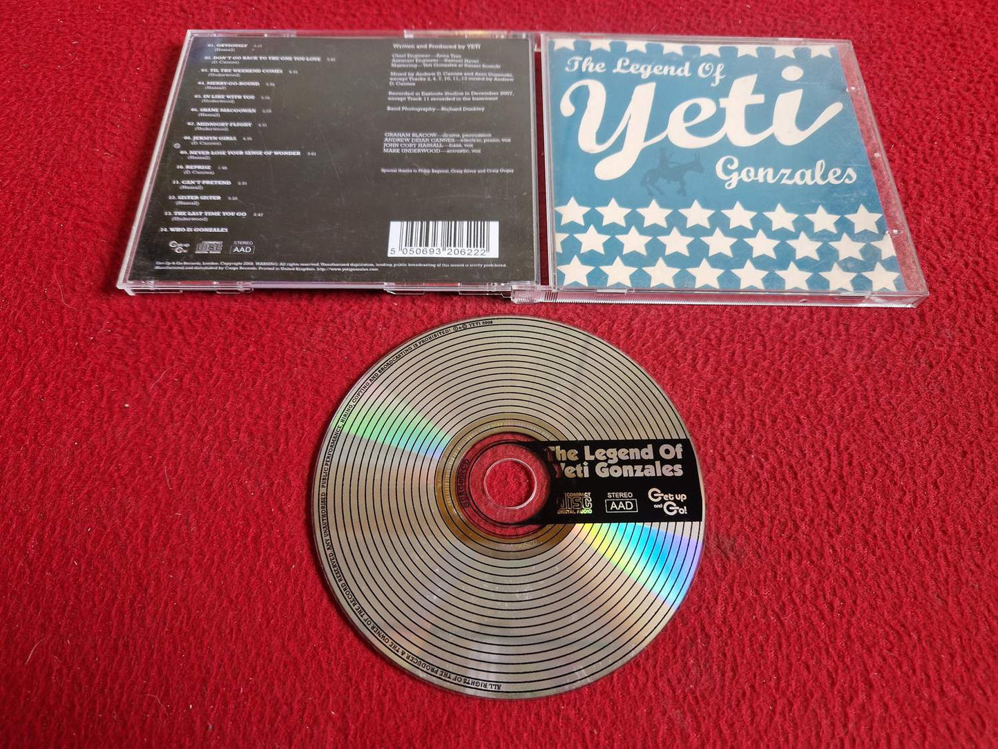 YETI GONZALEZ THE LEGEND OF CD