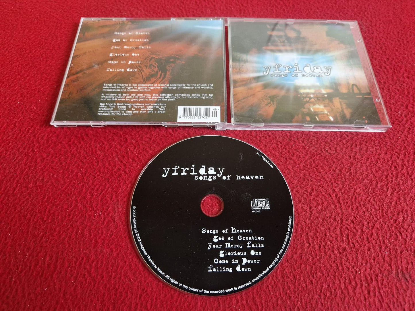 YFRIDAY SONGS OF HEAVEN CD