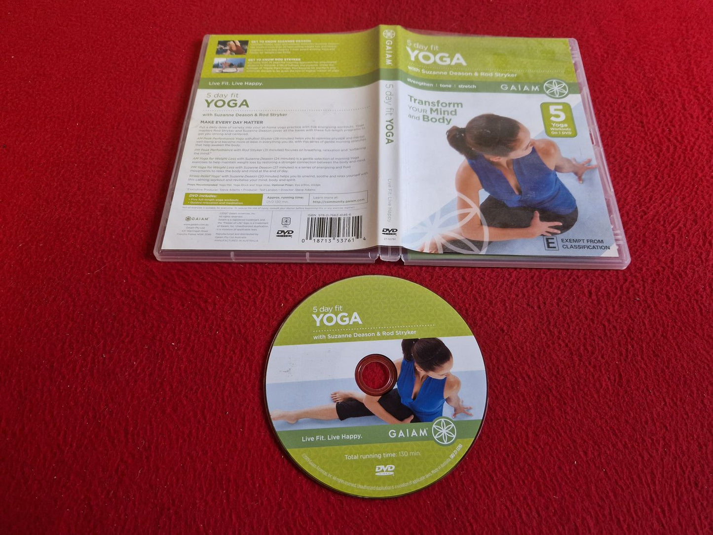 YOGA:TRANSFORM YOUR MIND AND BODY DVD