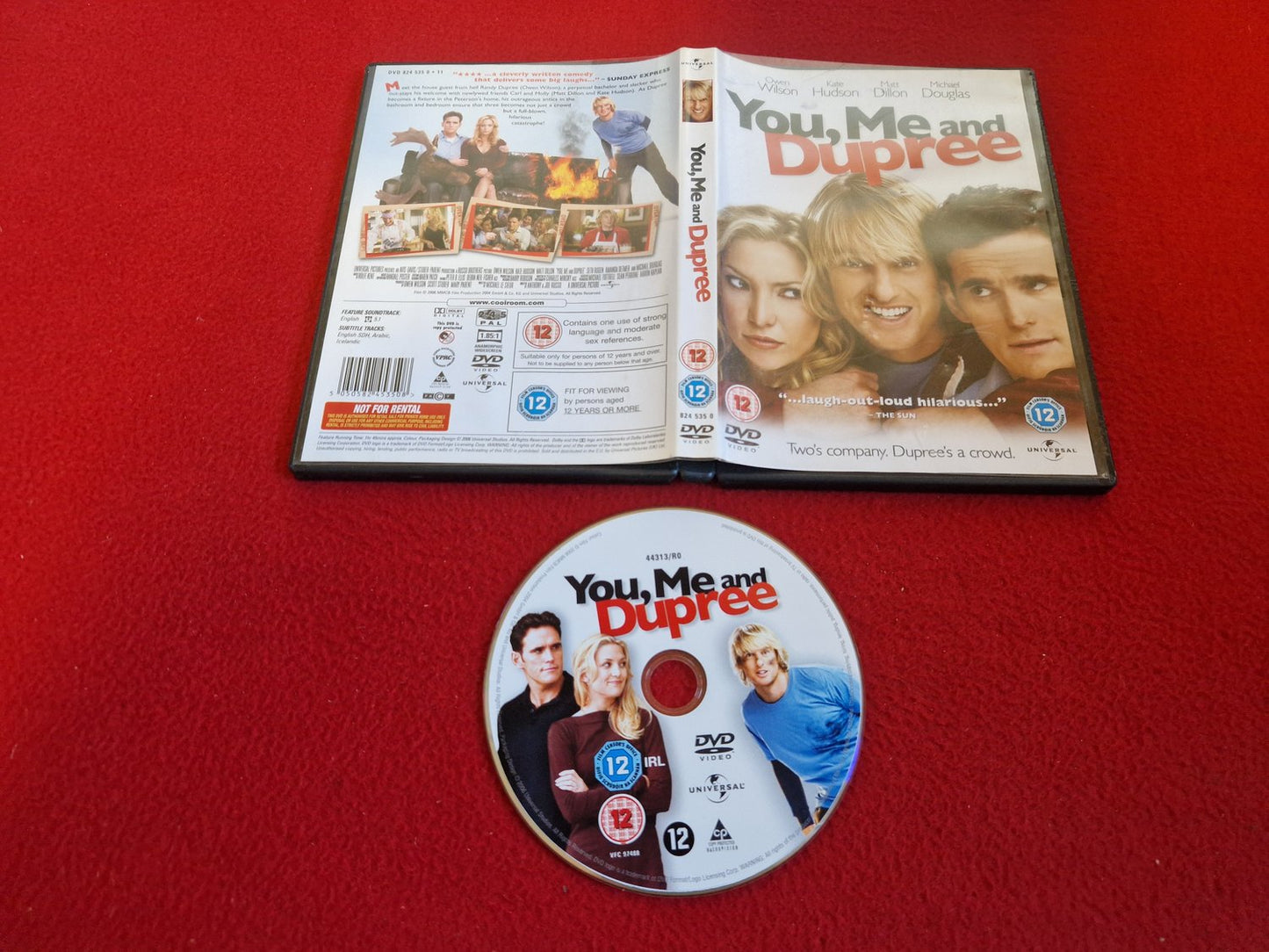 YOU, ME AND DUPREE DVD