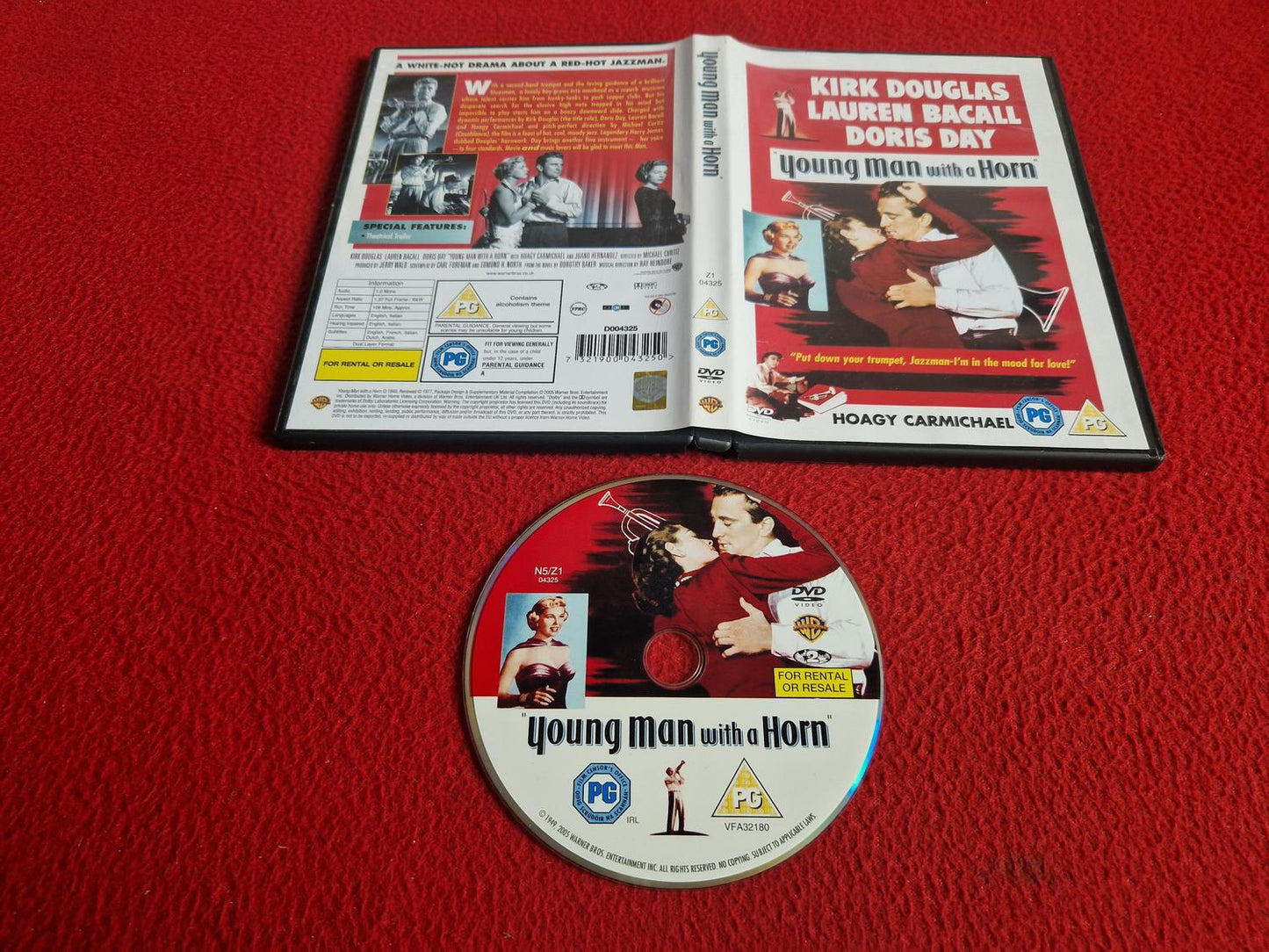 YOUNG MAN WITH A HORN DVD
