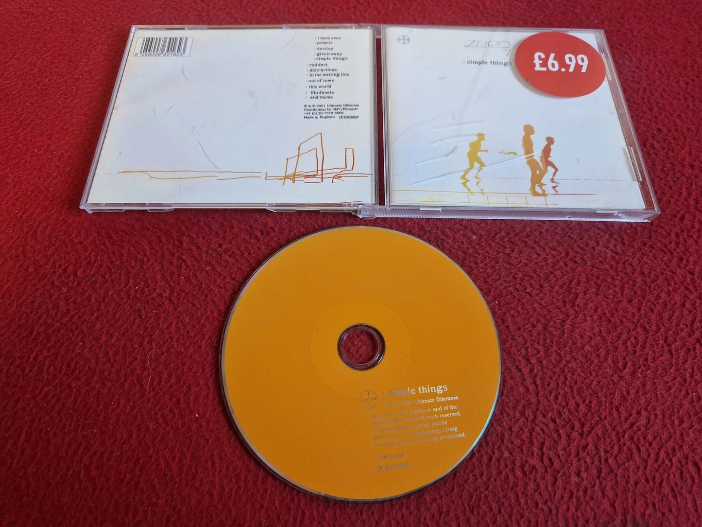 ZERO 7 SIMPLE THINGS CD