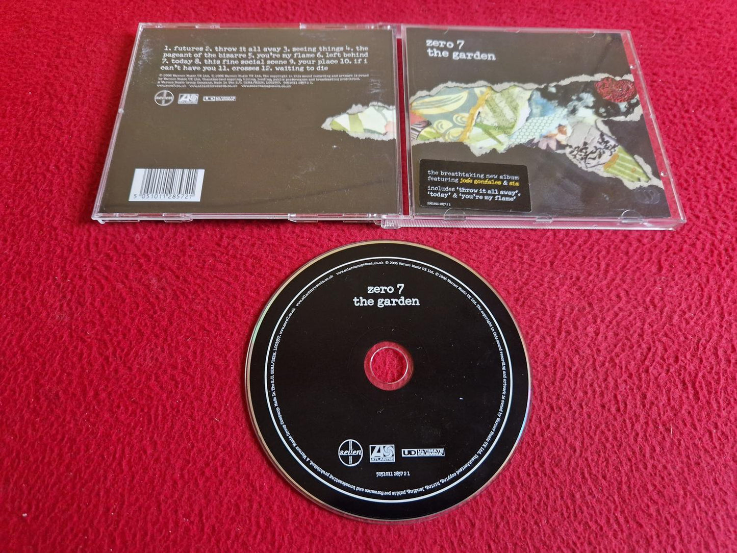 ZERO 7 THE GARDEN CD