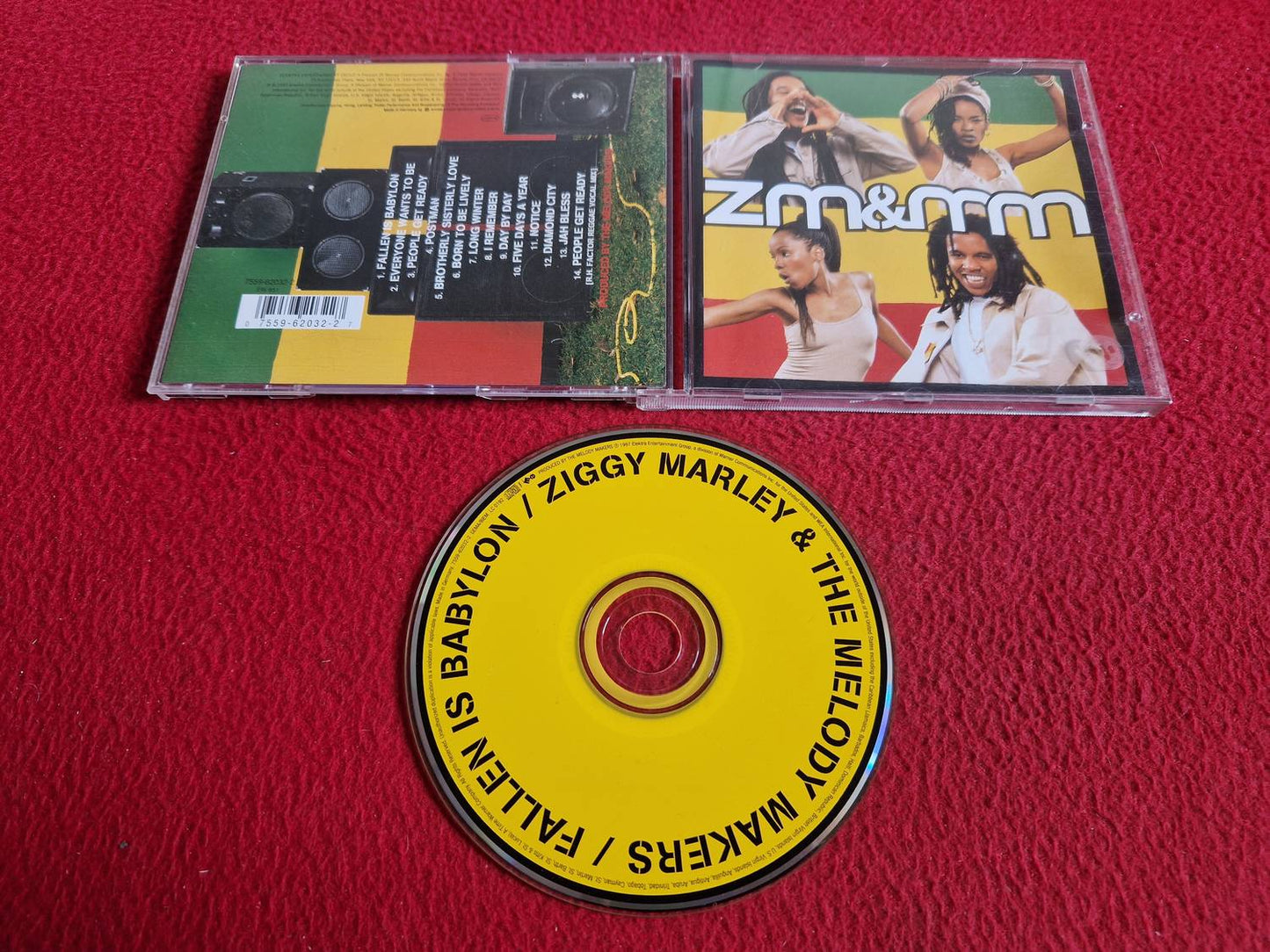ZIGGY MARLEY & THE MELODY MAKERS FALLEN IS BABYLON CD