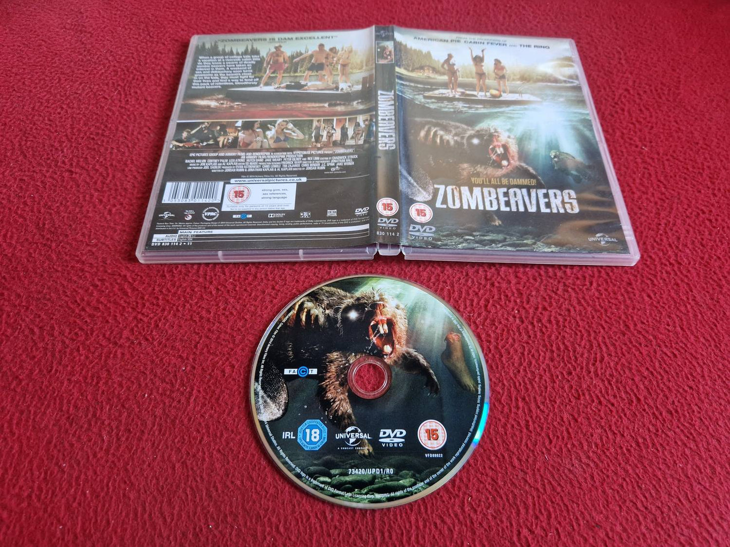ZOMBEAVERS DVD
