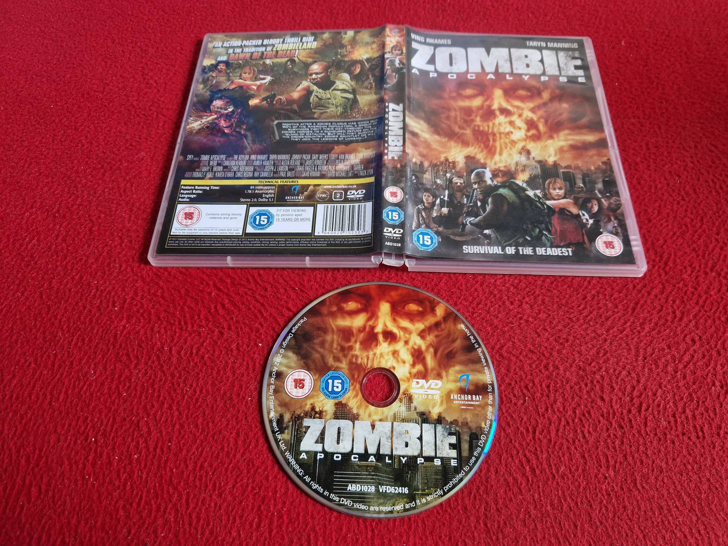 ZOMBIE APOCALYPSE DVD