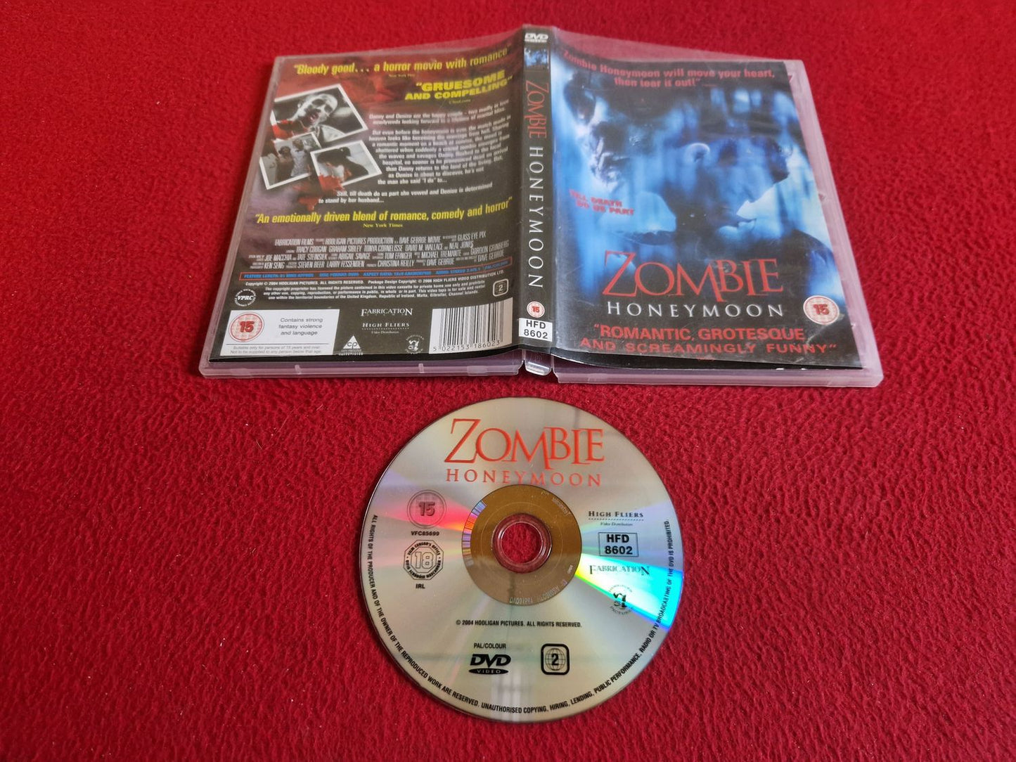 ZOMBIE HONEYMOON DVD