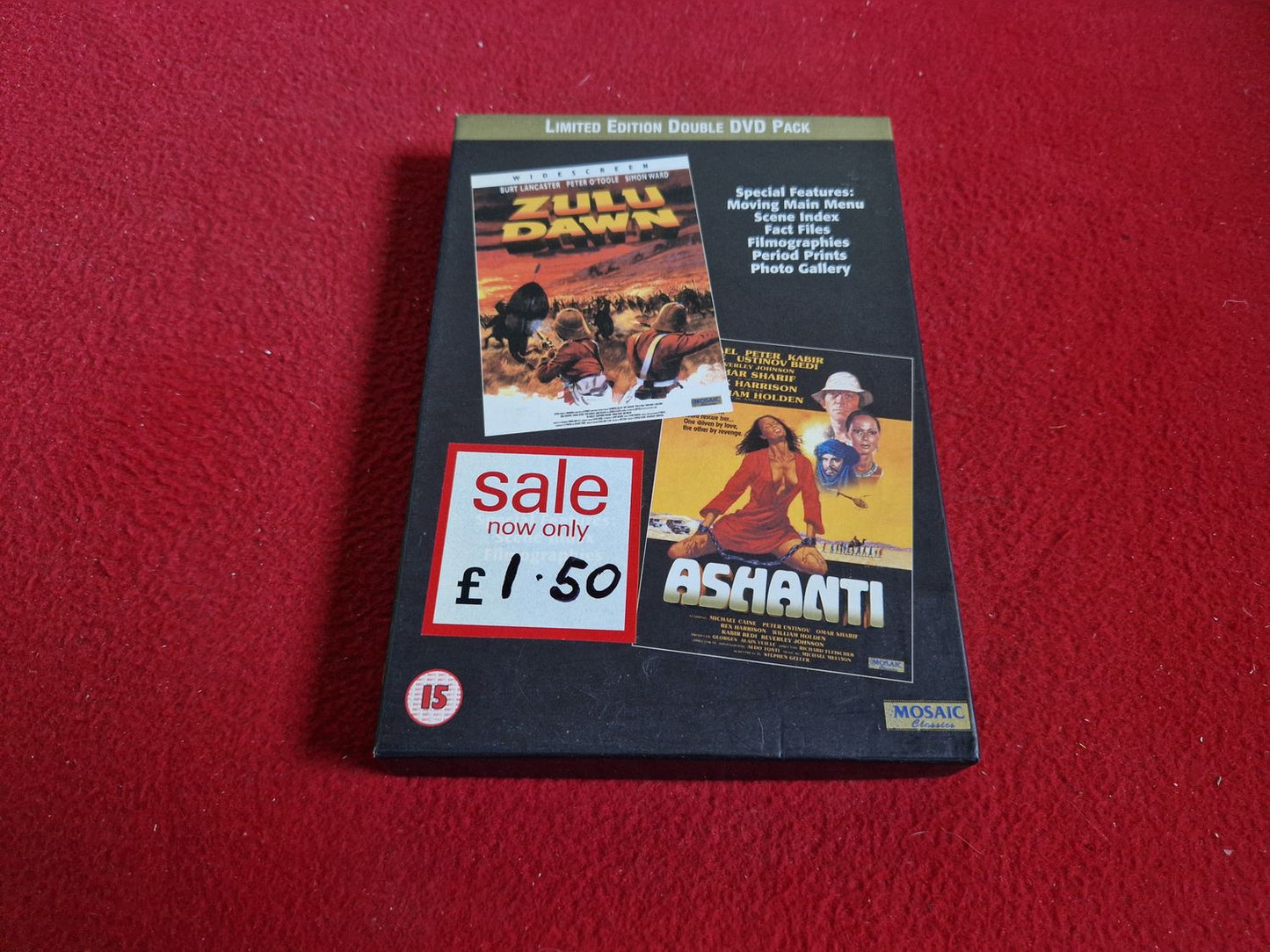 ZULU DAWN / ASHANTI BOX till DVD