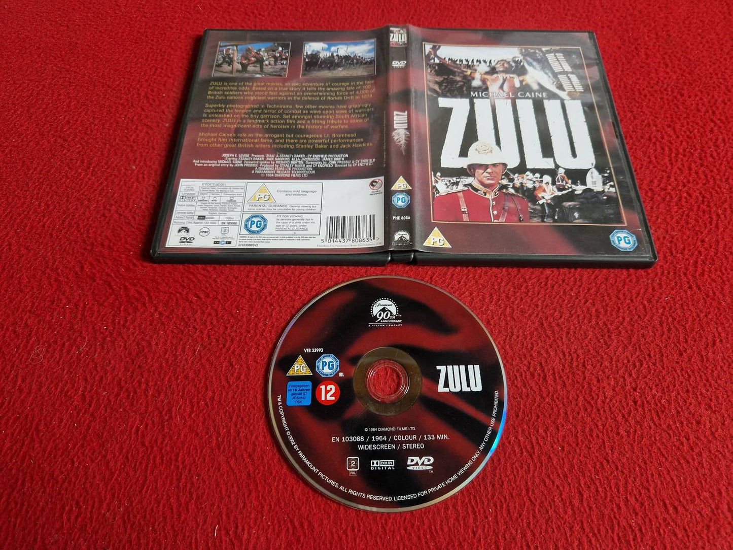 ZULU DVD