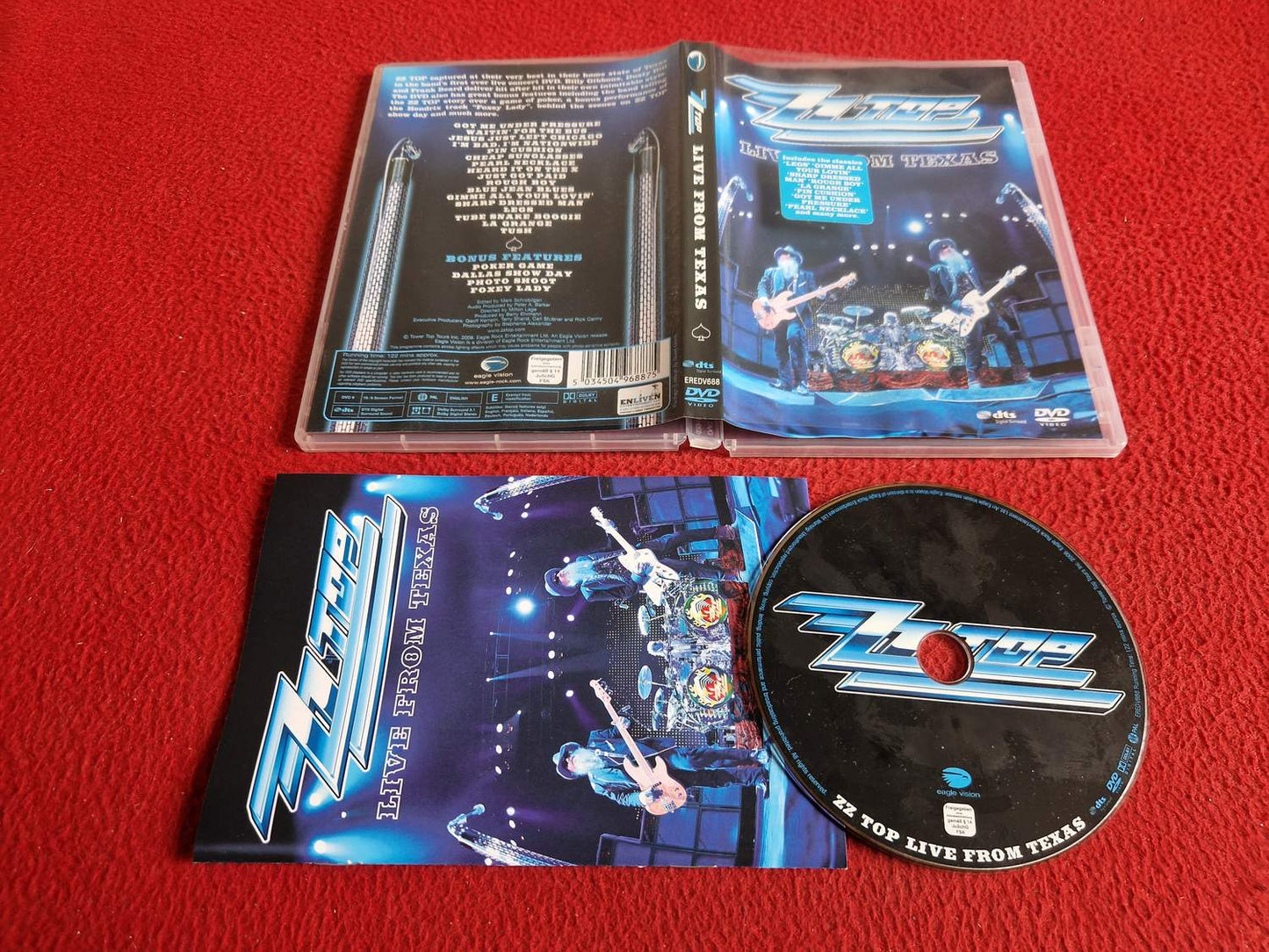 ZZTOP LIVE FROM TEXAS DVD