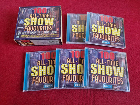 100 ALL-TIME SHOW FAVOURITES - MY FAIR LADY / 42ND STREET / CABARET mfl CD BOX
