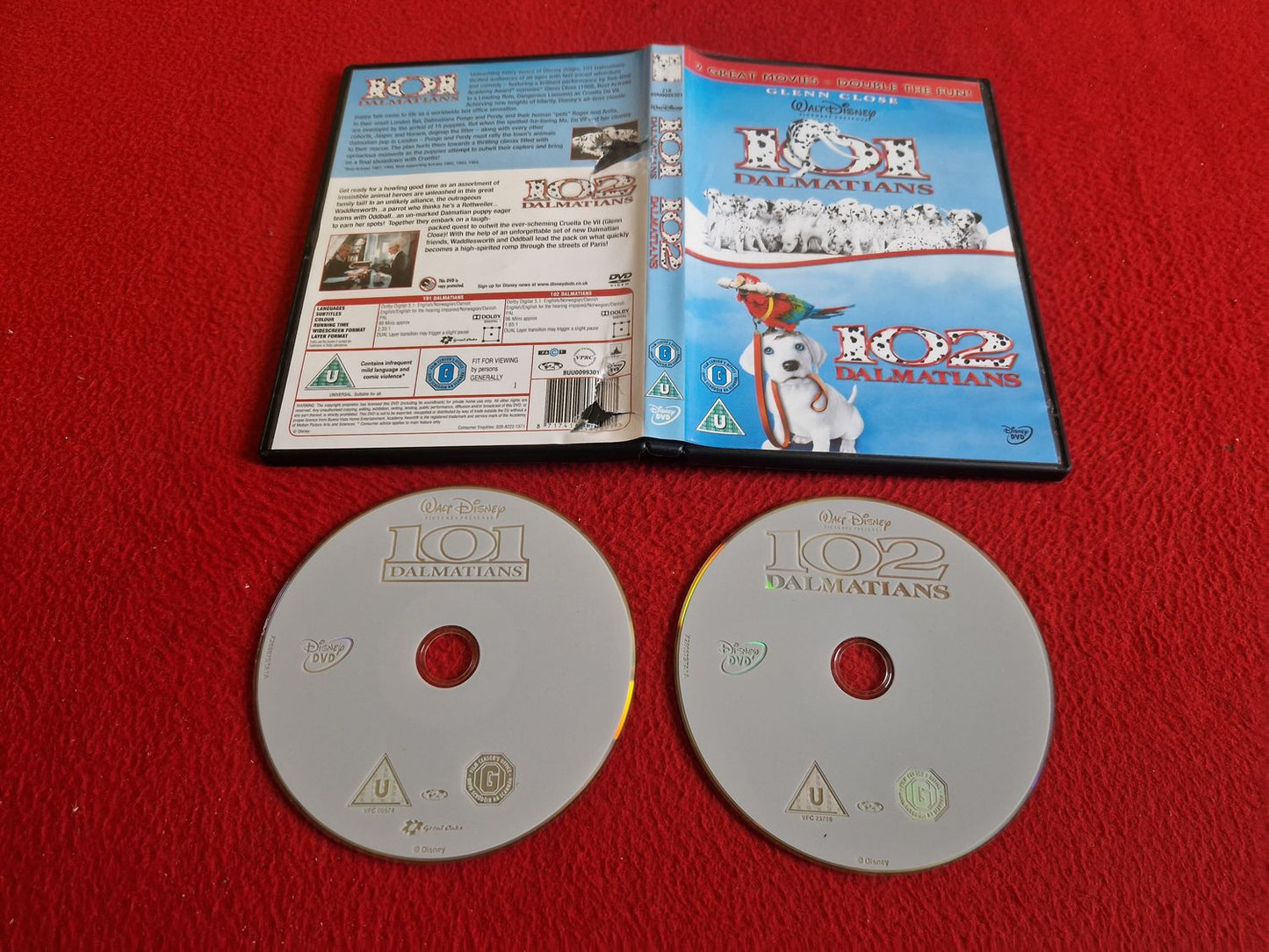 101 DALMATIANS / 102 DALMATIANS - 2 GREAT MOVIES DOUBLE THE FUN DVD