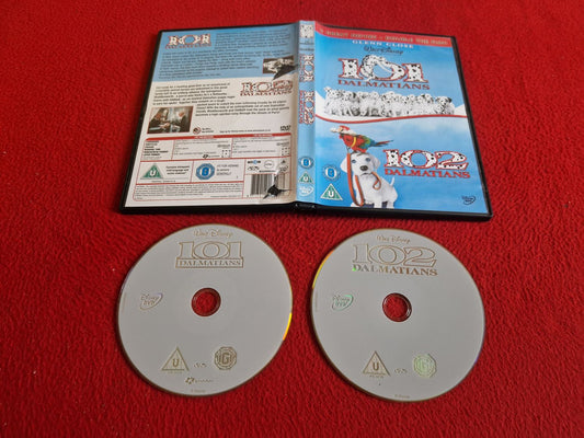 101 DALMATIANS / 102 DALMATIANS - 2 GREAT MOVIES DOUBLE THE FUN DVD