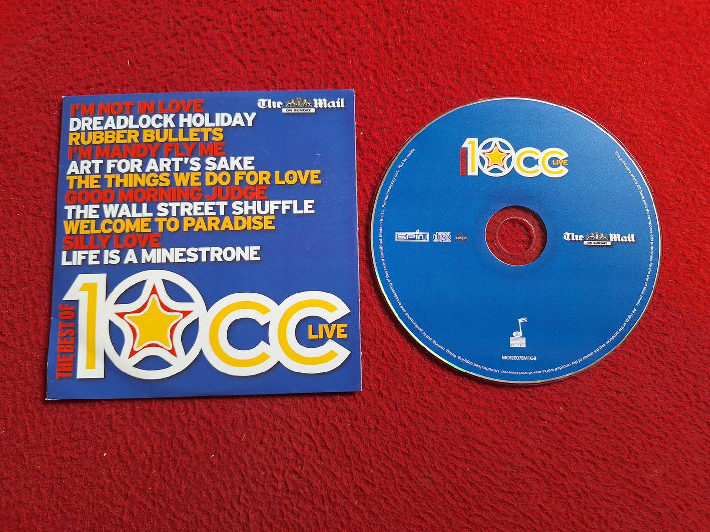 10 CC LIVE THE BEST OF [ THE MAIL ] CD