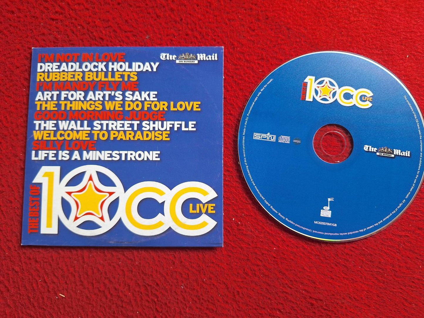 10CC LIVE [ THE MAIL ] CD